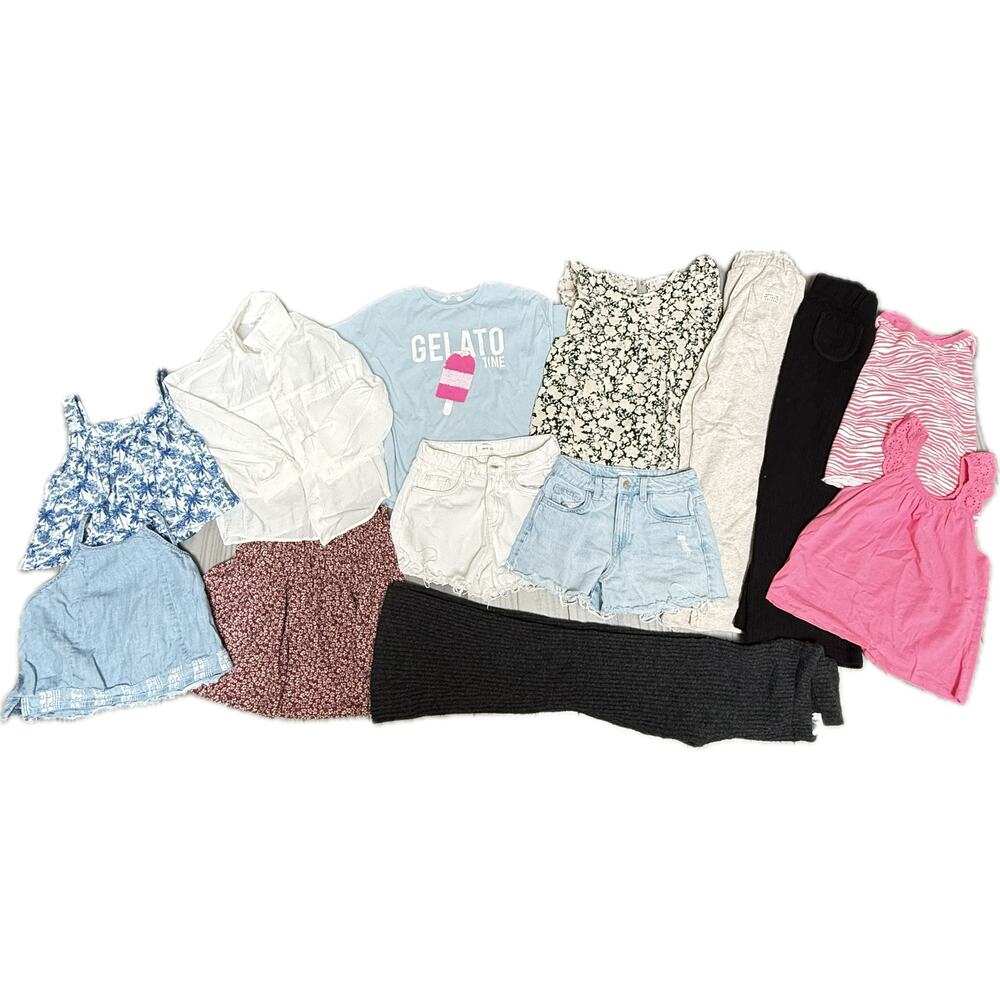 Mango Zara Girls Bundle Lot Size 11-12 Sets Shirt Pants Shorts
